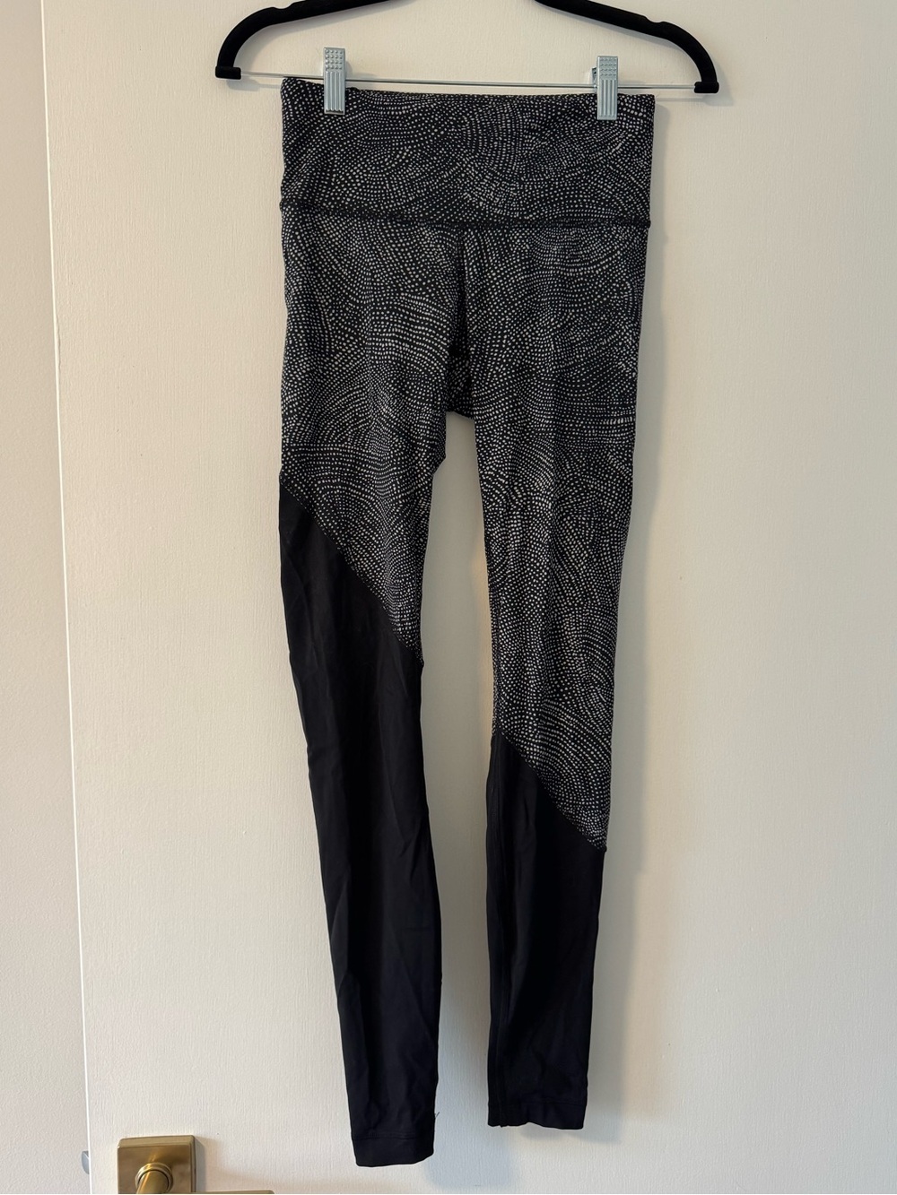 lululemon athletica Black & White Patterned Leggings